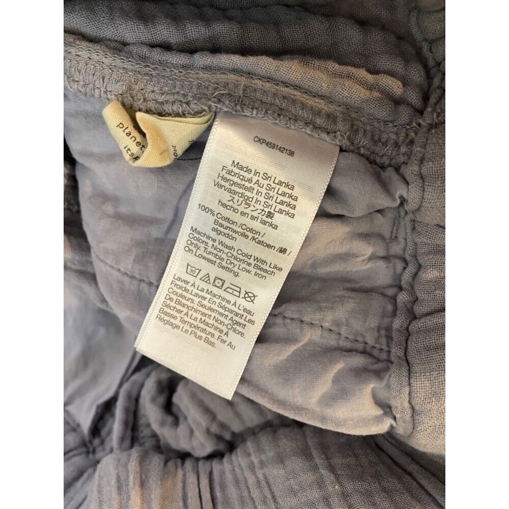 Madewell XL Lightspun Easy Pull-On Short Gauze Cotton Lilac Purple - Picture 6 of 6